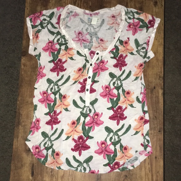 Lucky Brand | Tops | Exclusive Lucky Brand By Dale Hope Button Tee ...